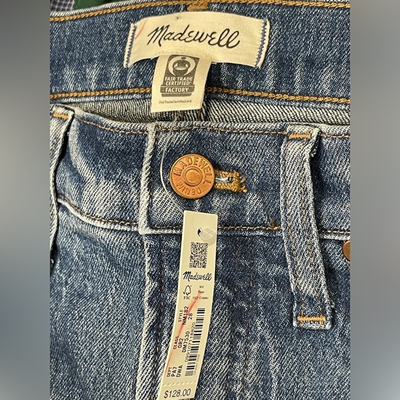 Madewell The Perfect Vintage Jean Decatur Wash Size 28 - Picture 9 of 10